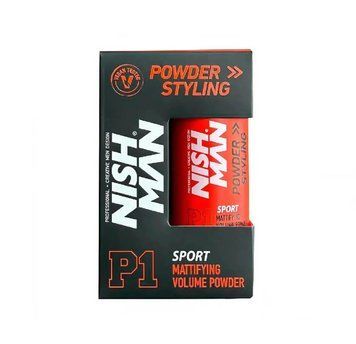 Пудра для создания объема матовая Nishman P1 Hair Styling Powder Wax Sport 20г 10702017 фото
