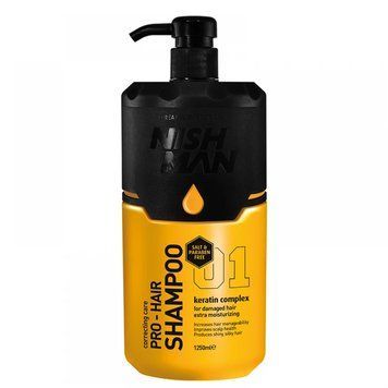 Шампунь для волос без солей и парабенов Nishman Pro-Hair Shampoo 1250ml 10701015 фото