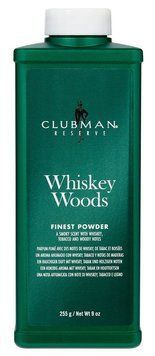 Професійна талькова пудра для дезінфекції Віскі та Дерево Clubman Reserve Whiskey Woods Finest Powder 255g 90782 фото