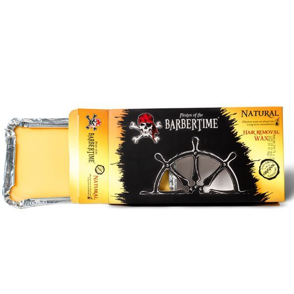Твердый воск для депиляции Barbertime Hard Wax Beans (Natural) 500g BWN02 фото