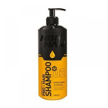 Шампунь для волос Nishman Pro-Hair Shampoo 02 Keratin Complex 400ml 10701012 фото