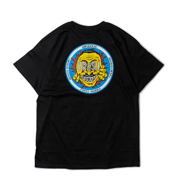 Футболка черная M BROSH &times; FUSTY WORKS S/S TEE FACE LOGO BLACK M BR8143 фото