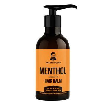 Бальзам для жирной кожи головы и склонных к перхоти волос Barber Blend Menthol 300ml 1730 фото