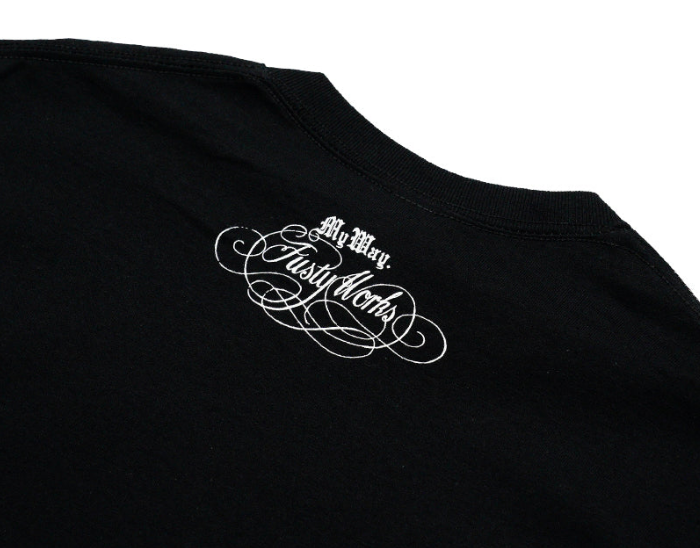 Футболка черная сова L BROSH &times; FUSTY WORKS S/S TEE OWL LOGO BLACK L BR8150 фото
