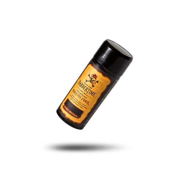 Кератинове волокно для нарощування волосся темно-коричневий Barbertime Hair Building Fiber Dark Brown 21g BEP09 фото