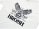 Футболка белая сова L BROSH &times; FUSTY WORKS S/S TEE OWL LOGO WHITE L BR8153 фото 2