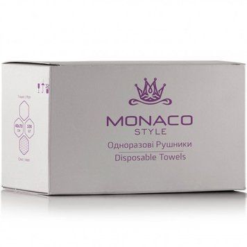 Полотенца одноразовые Monaco 40*70 (100шт) сетка 0000023 фото