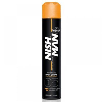 Лак для волосся Nishman Hair Spray 05 Ultra Strong 400ml 10705017 фото