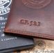 Кожаный кошелек для паспорта Captain Fawcett Leather Passport Wallet with RFID Lining F7014 фото 4