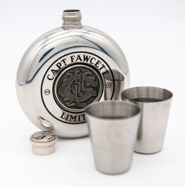 Фляжка для алкогольних напоїв, обмежена серія Captain Fawcett Limited Edition Hip Flask F8928 фото
