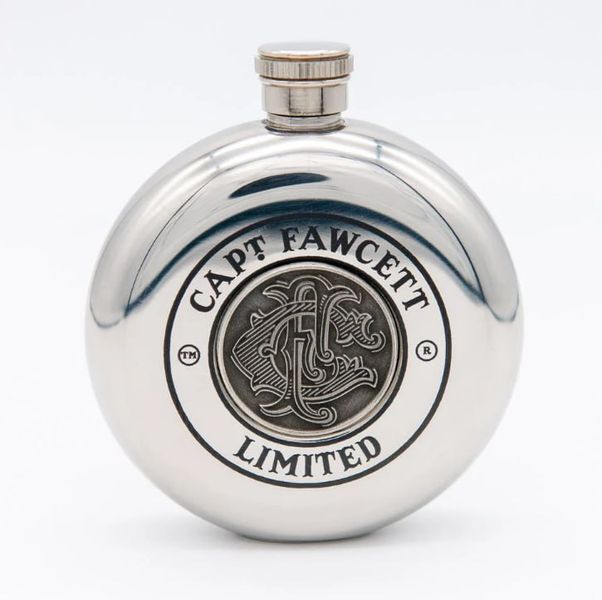 Фляжка для алкогольних напоїв, обмежена серія Captain Fawcett Limited Edition Hip Flask F8928 фото