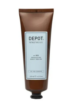 Детокс-пілінг з рослинним вугіллям для шкіри голови DEPOT 003 Detoxifying peel with plant-based charcoal 125ml 4181378 фото